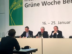 Österreich, PK auf der IGW v.l.n.r.: Andrä Rupprechter, Jakob Auer